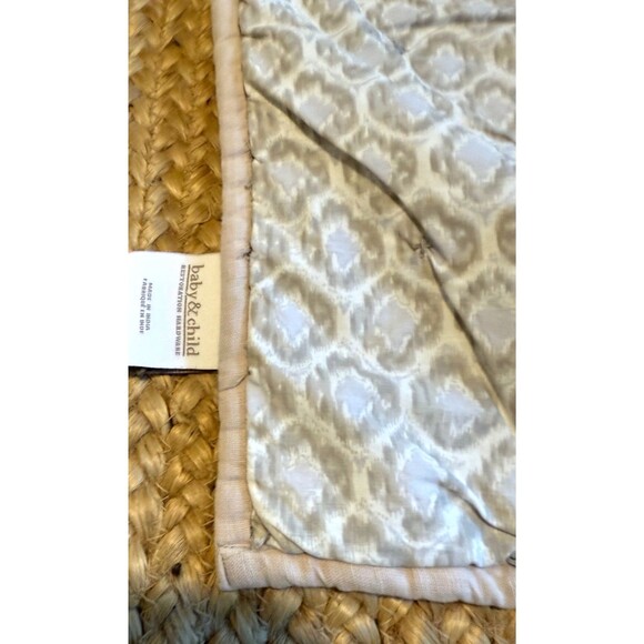 Restoration Hardware Toddler Quilt Ikat Print Lilac 48\